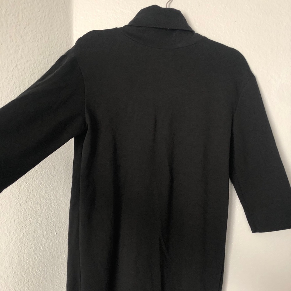 Zara black turtleneck dress